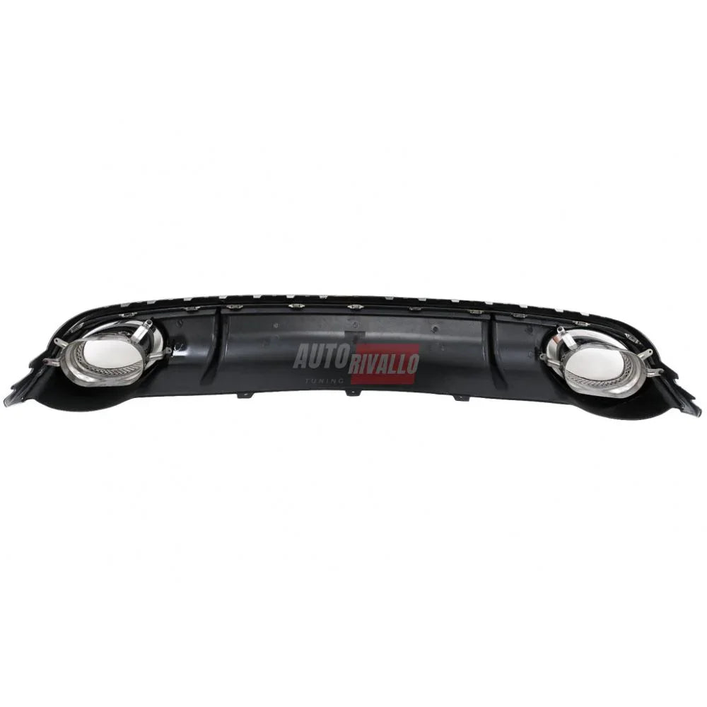 Audi A4 B8 2007-2011 Diffusore Posteriore RS4 Look Nero - autorivallo