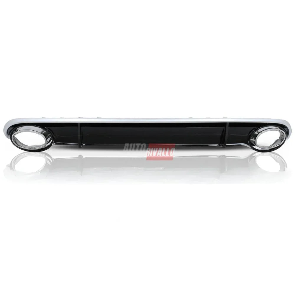 Audi A4 B8 2007-2011 Diffusore Posteriore RS4 Look Nero - autorivallo