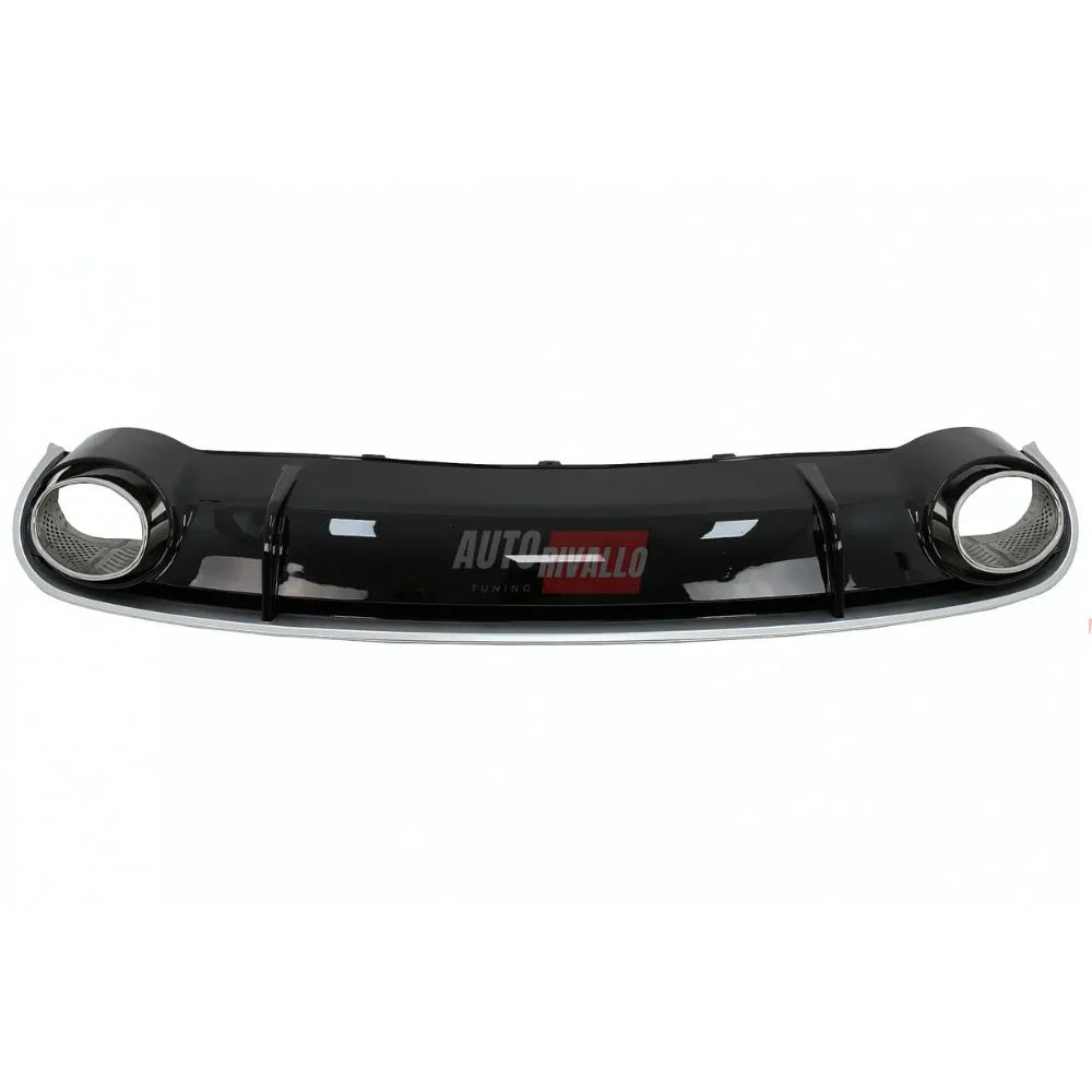 Audi A4 B8 2007-2011 Diffusore Posteriore RS4 Look Nero - autorivallo
