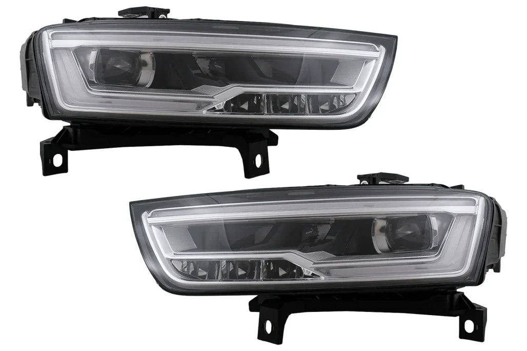 Audi Q3 8U Facelift 2015-2018 Fari Anteriori Full LED - Nero - autorivallo