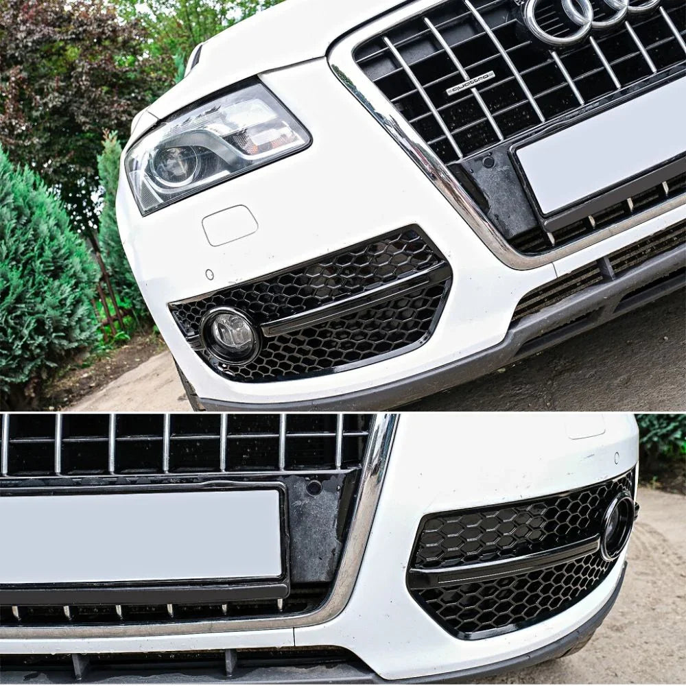 Audi Q5 8R 2008-2011 Griglie Fendinebbia Nero RSQ5 Look - autorivallo