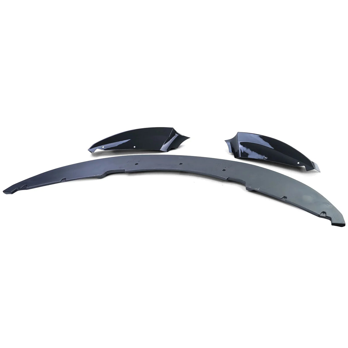 BMW Serie 1 E82 E88 2011–2013 Spoiler Anteriore Nero Lucido - autorivallo