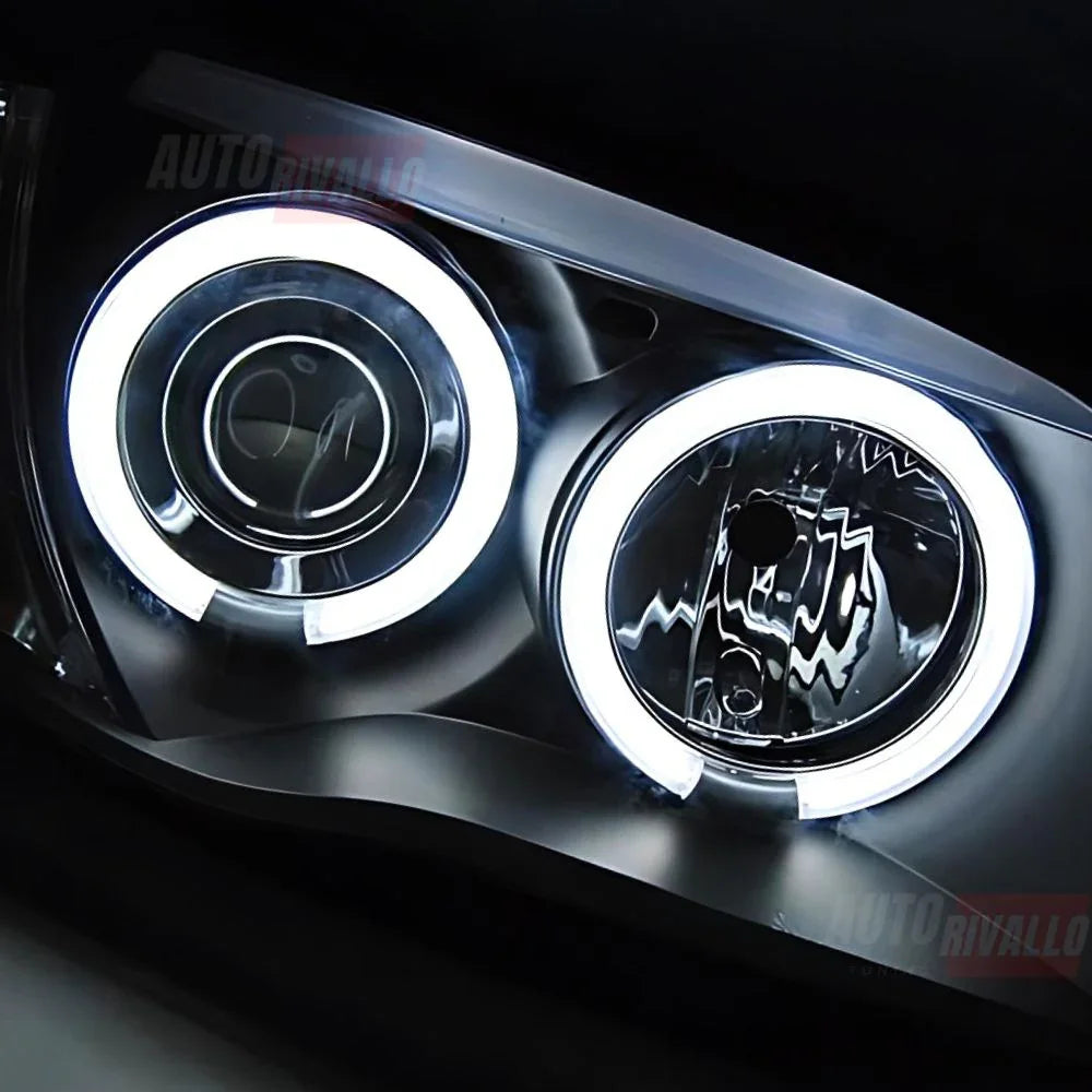 BMW 1 E87 E81 E82 E88 04-11 Fari Anteriori LED Angel Eyes CCFL - autorivallo