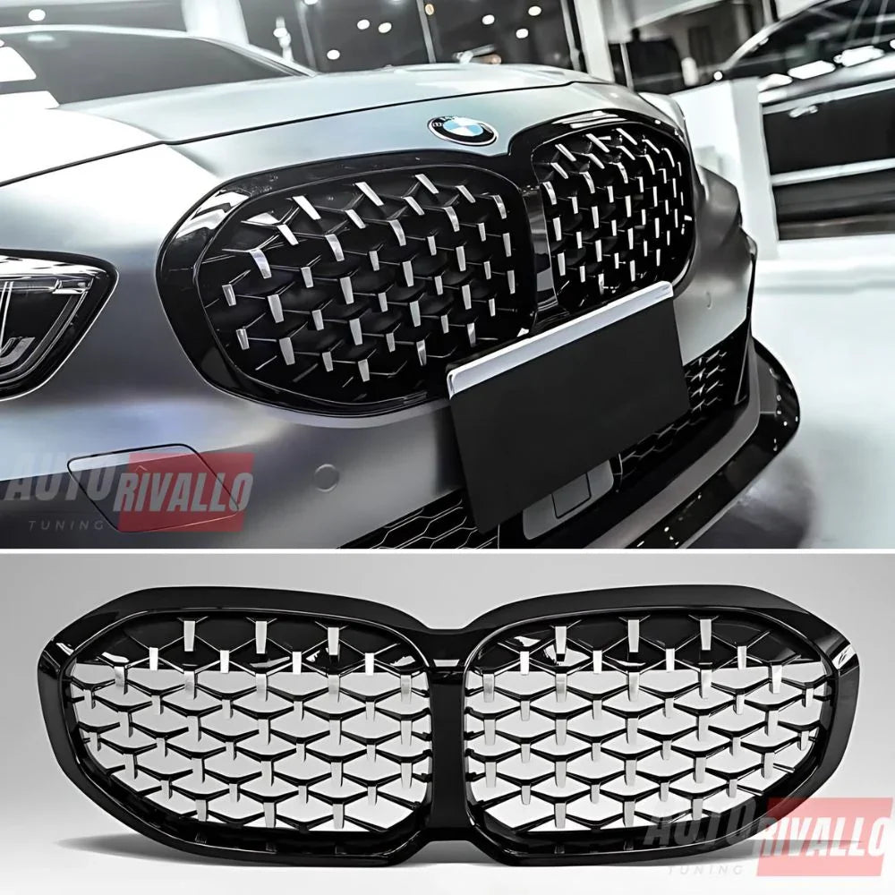 BMW Serie 1 F40 2019-2024 Griglia Radiatore Diamond Look - autorivallo