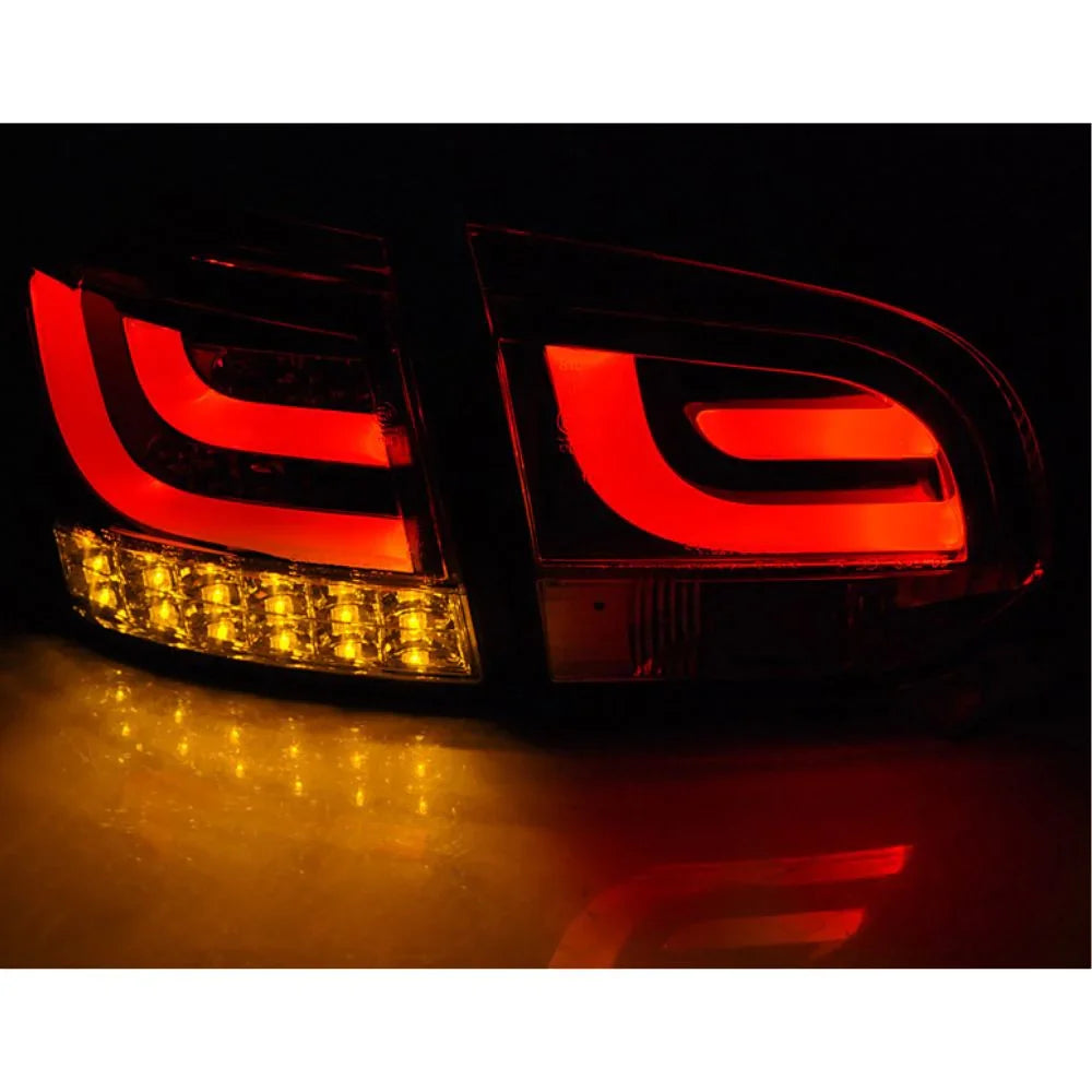 VW Golf 6 2008-2012 Fanali Posteriori LED Lightbar Nero Fumè - autorivallo