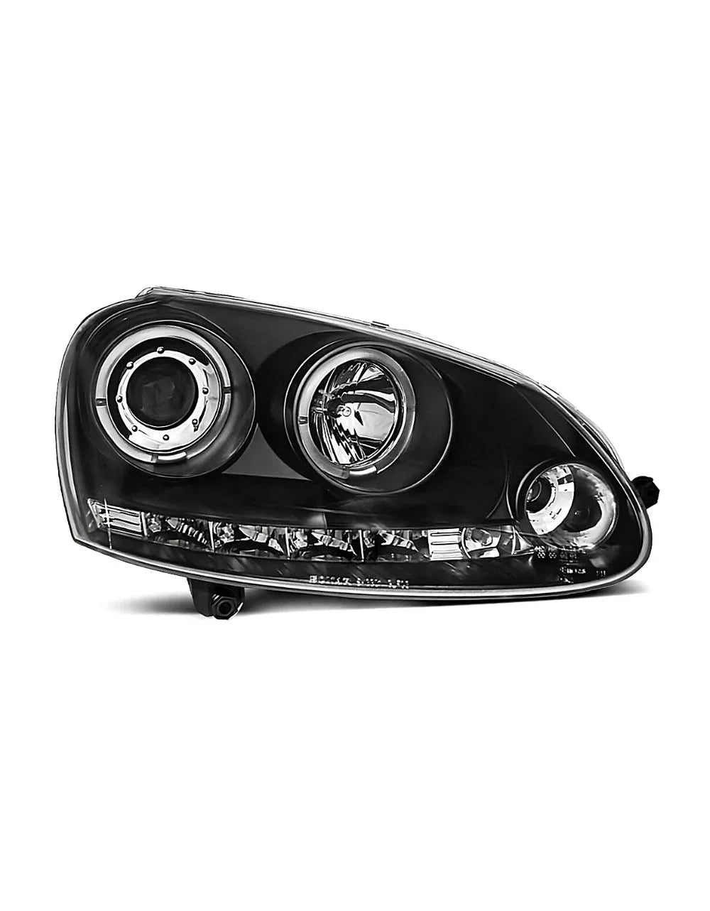 VW Golf 5 2003-2008 Fari Anteriori Angel Eyes Luci Diurne LED - autorivallo
