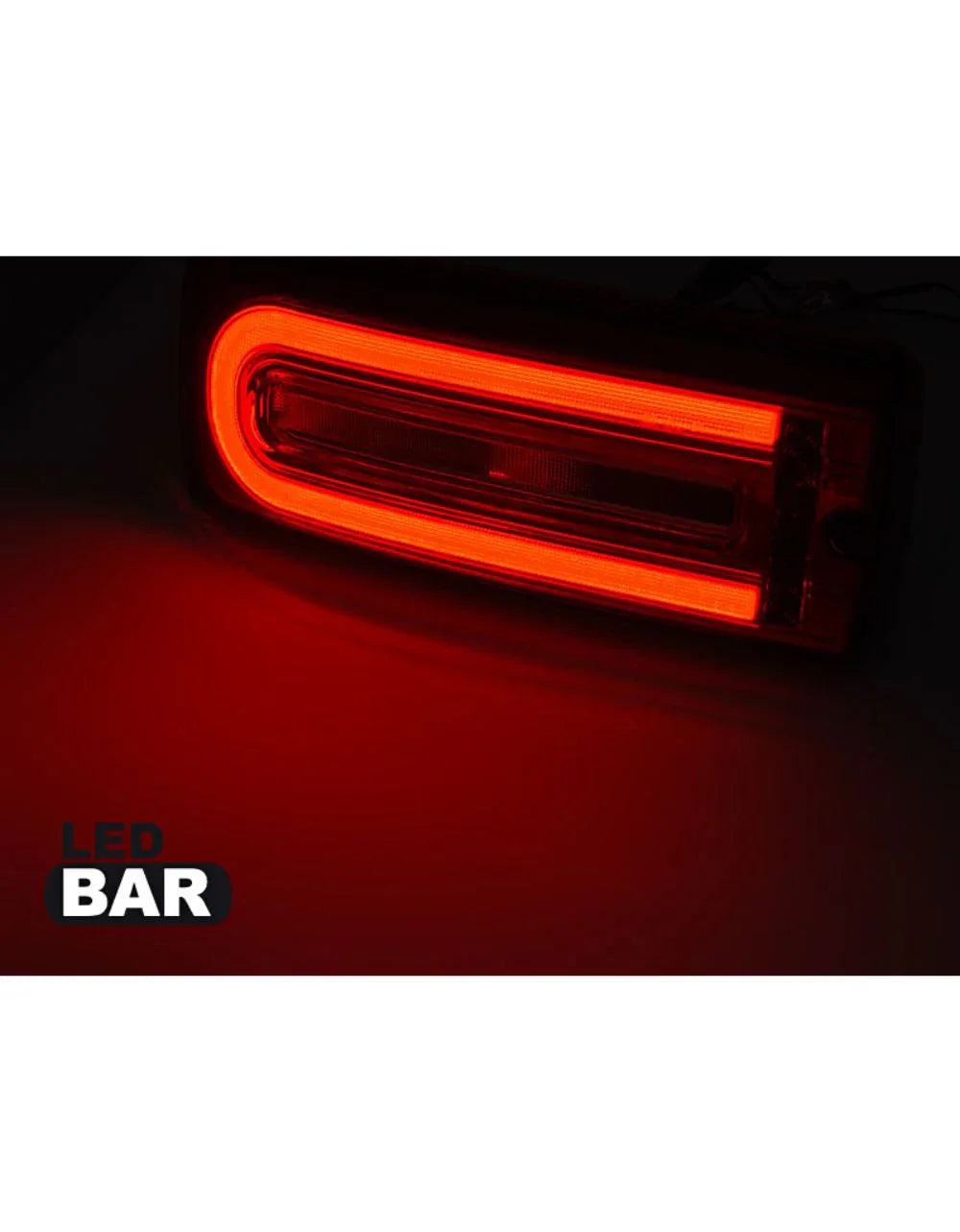 Mercedes G W463 1990-2018 Fanali Posteriori Full LED Nero - autorivallo