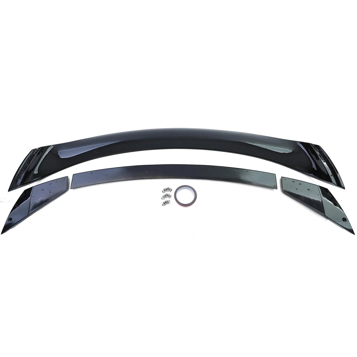 Ford Mustang Coupé 2014-2020 Spoiler Cofano GT Nero Lucido - autorivallo