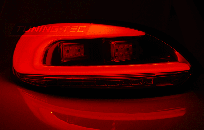VW Scirocco 2008-2014 Fanali Stop Posteriori LED Rosso Fumé - autorivallo