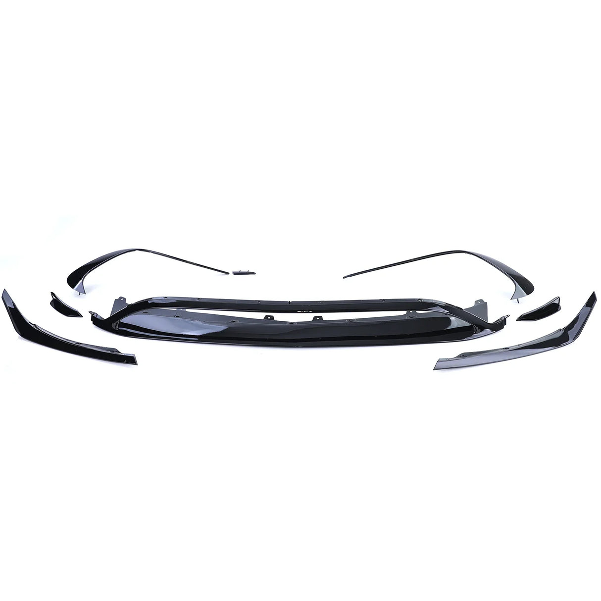 Mercedes Classe A W176 15-18 Spoiler Anteriore Nero Lucido - autorivallo