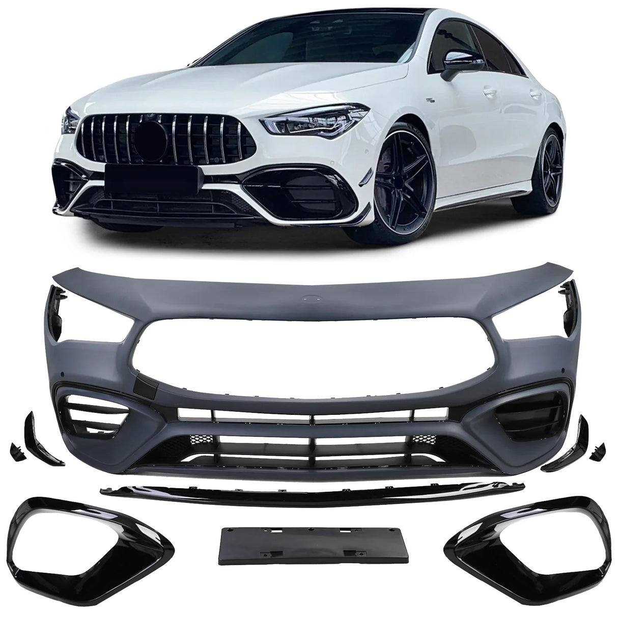 Mercedes CLA C118 2019-2023 Paraurti Anteriore AMG Look - autorivallo
