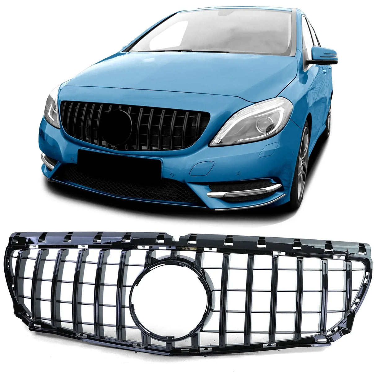 Mercedes Classe B W246 2011-2014 Griglia Anteriore AMG GTR Look - autorivallo