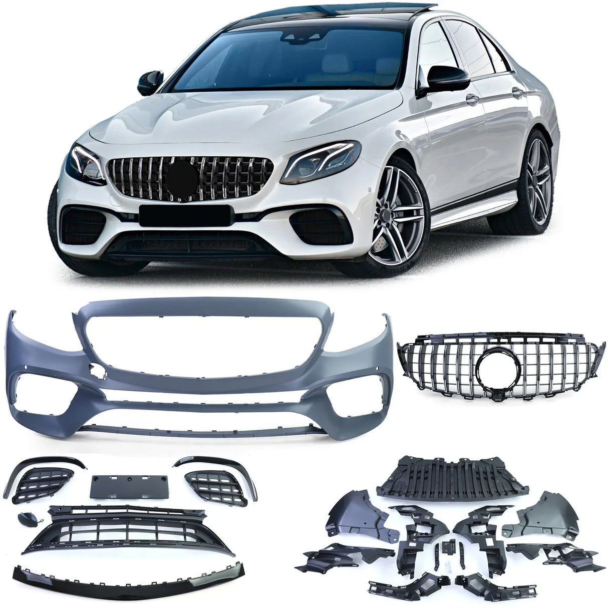 Mercedes Classe E W213 2016-2019 Paraurti Anteriore E63 AMG - autorivallo
