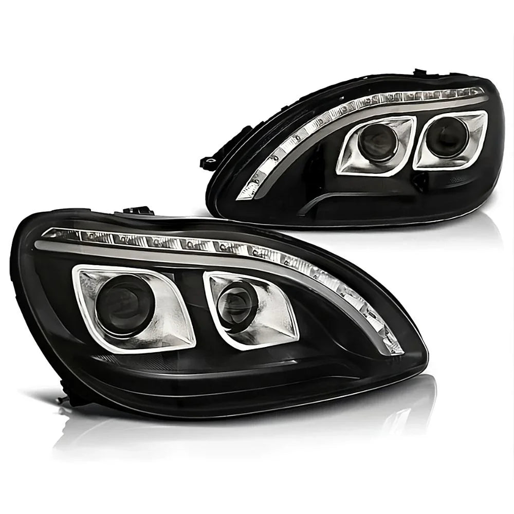 Mercedes Classe S W220 98-05 Fari Anteriori a LED Lightube - autorivallo