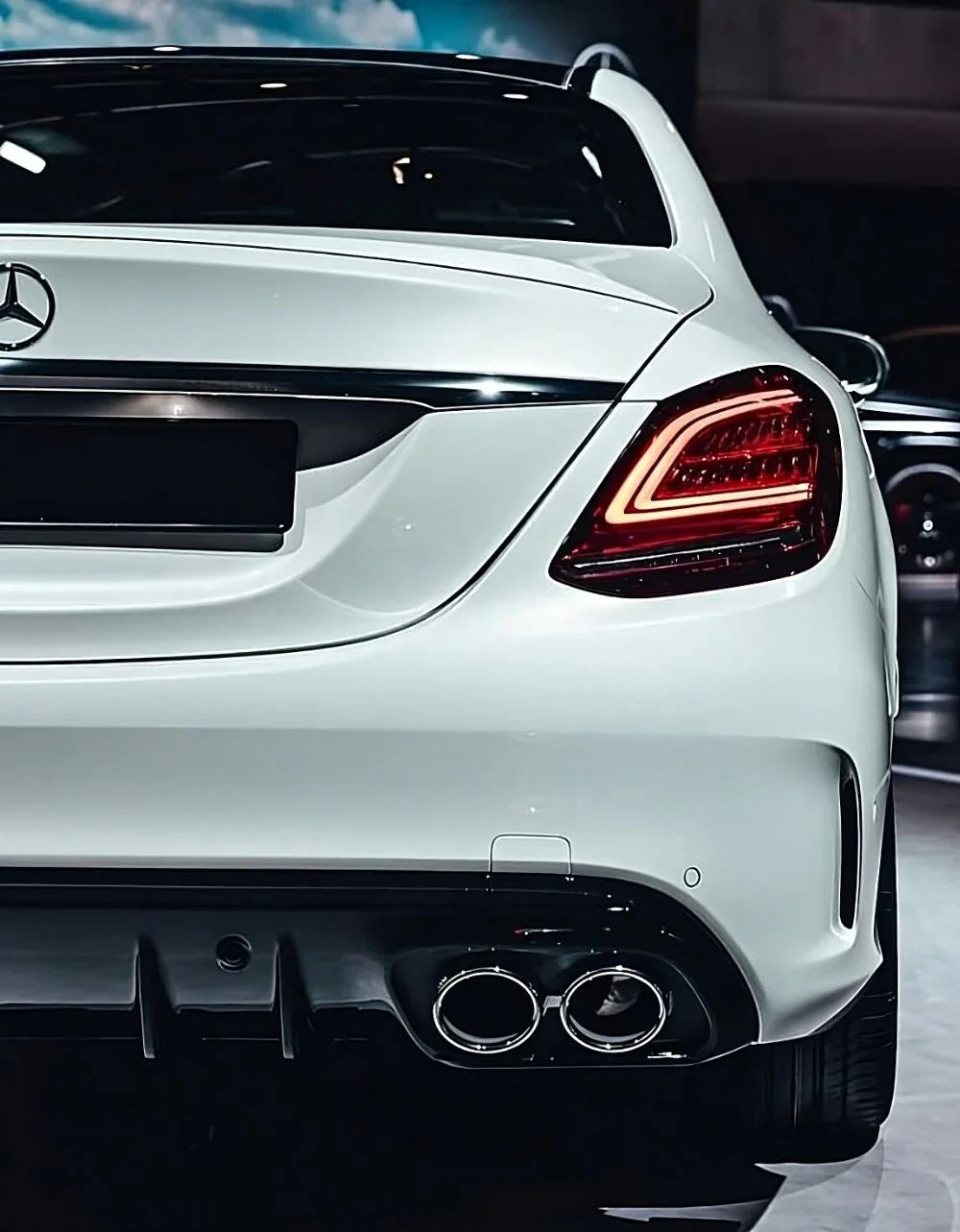 Mercedes C W205 S205 2014-2018 Diffusore AMG Line Look C43 - autorivallo