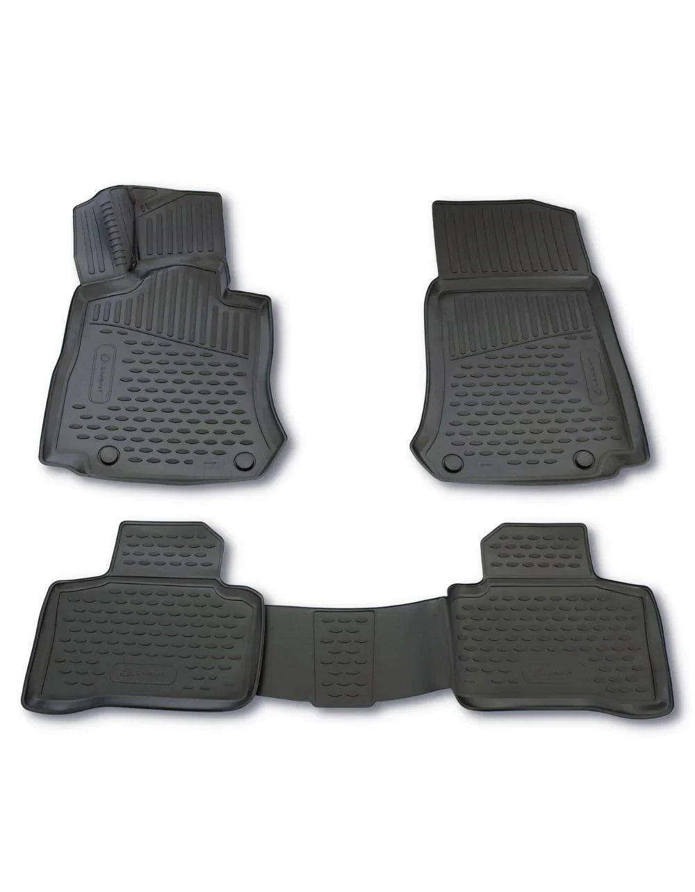 Mercedes GLC X253 C253 2019-2023 Tappetini in gomma 3D Set - autorivallo