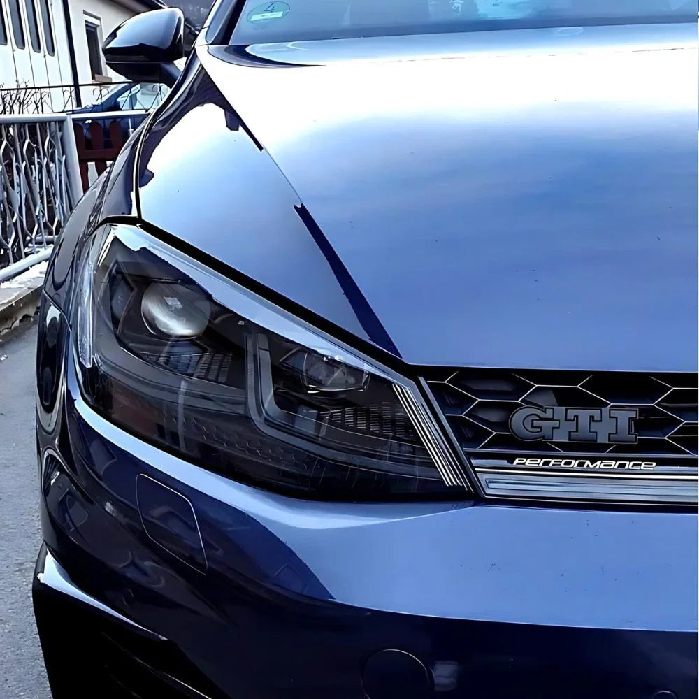 VW Golf 7.5 2017-2019 Fari Anteriori Full LED R-Line Look SEQ - autorivallo