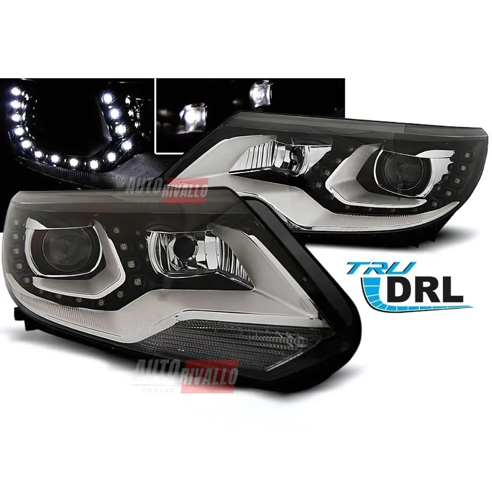 VW Tiguan 5N 2011-2016 Restyling Fari Anteriori LED Diurne - autorivallo
