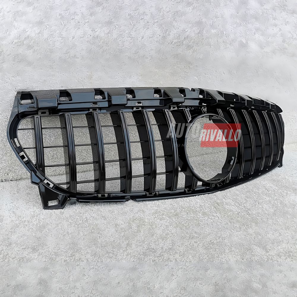 Griglia radiatore panamericana per Mercedes CLA 2016-2018 design GTR nero lucido