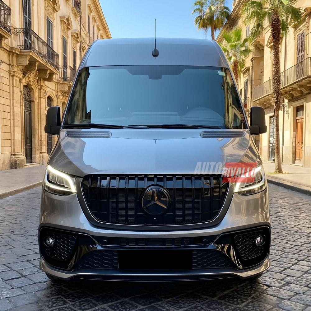 Mascherina Frontale Mercedes W907 W910 2018-2025. Design aggressivo look rinnovato premium