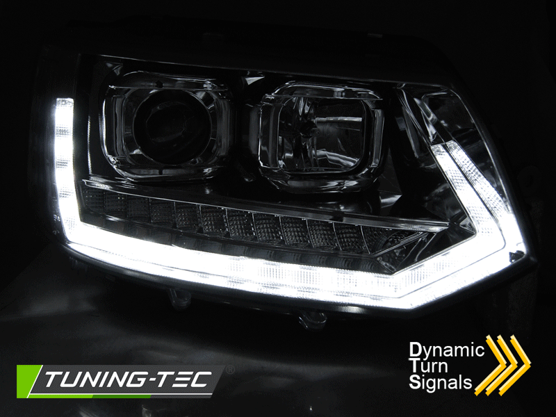 VW T5 2010-2015 Fari Anteriori LED Freccia Sequenziale - autorivallo