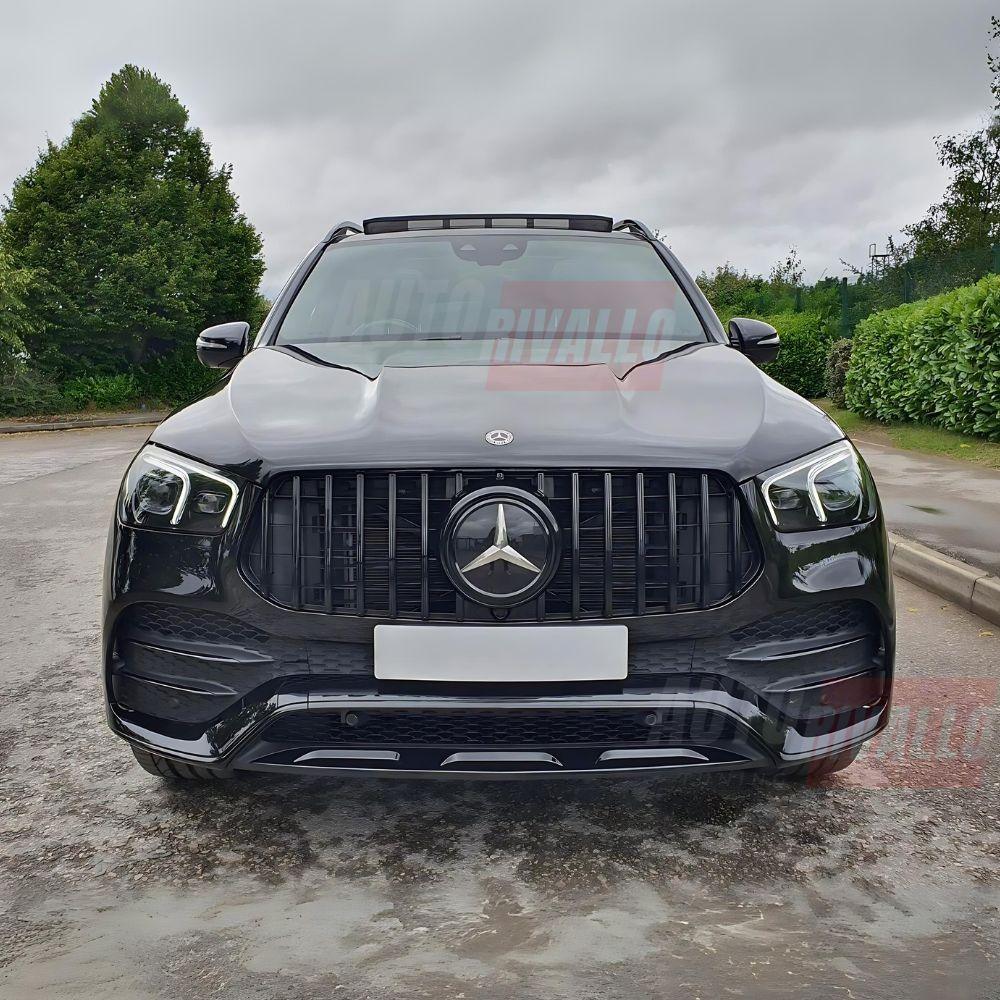 Griglia sportiva Panamericana nera compatibile Mercedes GLE AMG Line.