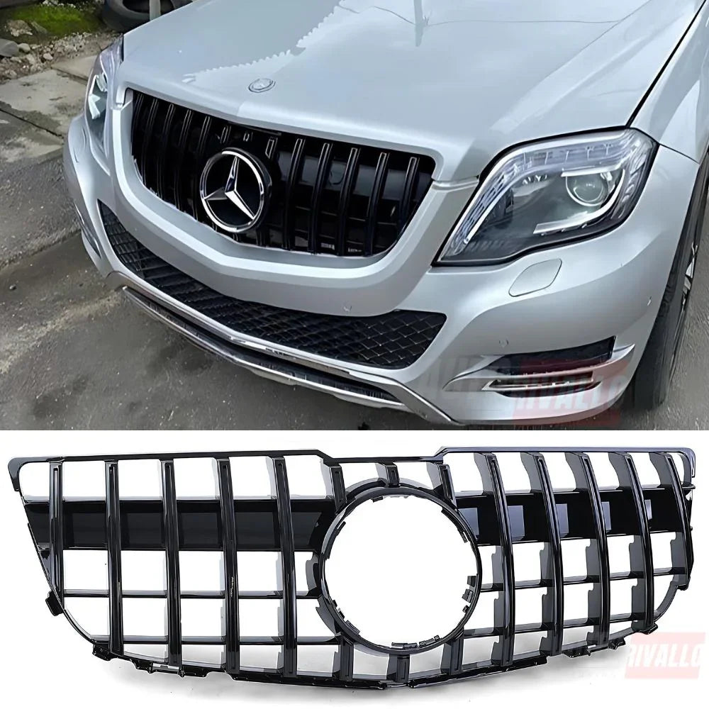 Griglia frontale Mercedes GLK X204 2008–2012 AMG GT Look, finitura Premium e stile aggressivo