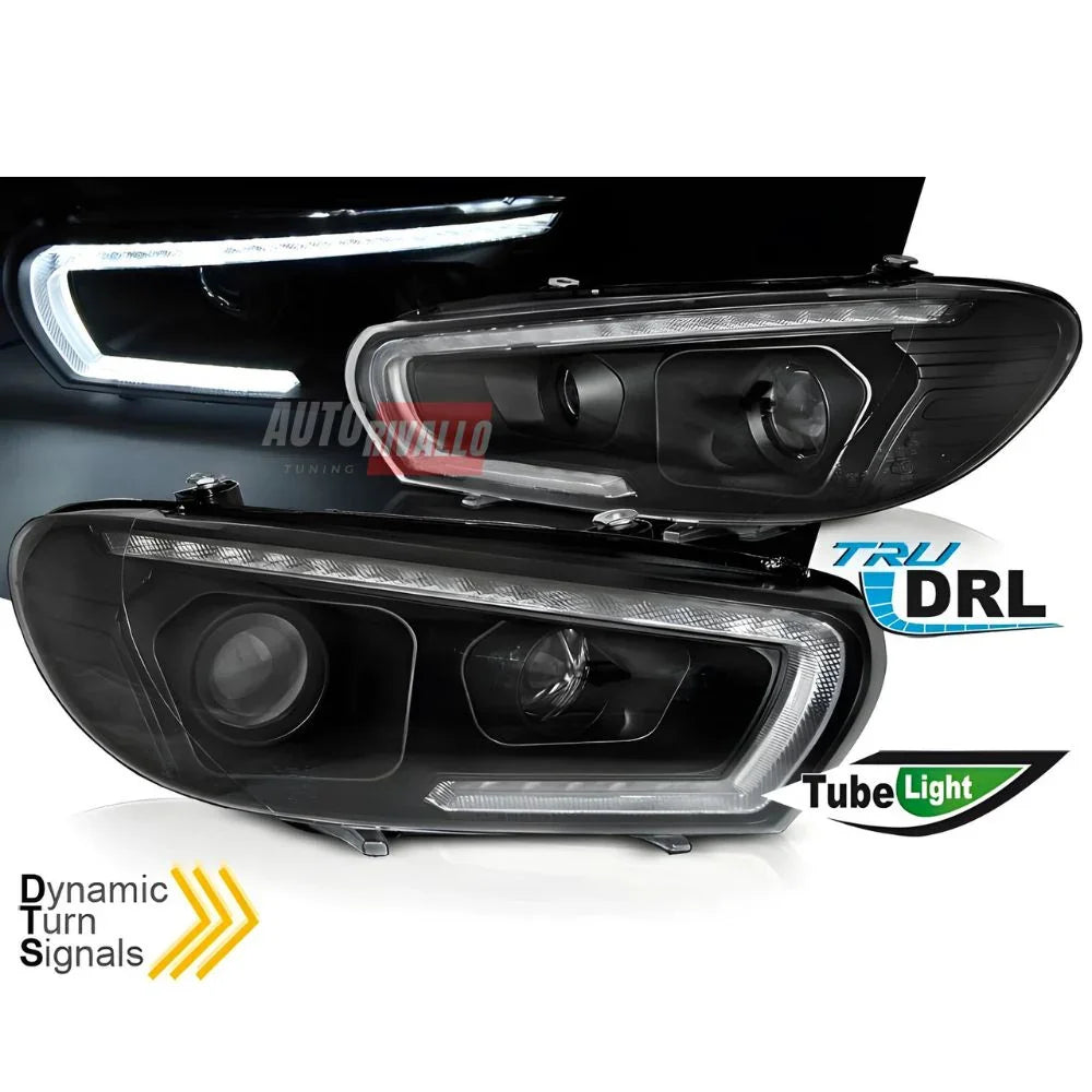 VW Scirocco 08-14 Fari Anteriori LED DRL Con Frecce Dinamiche - autorivallo