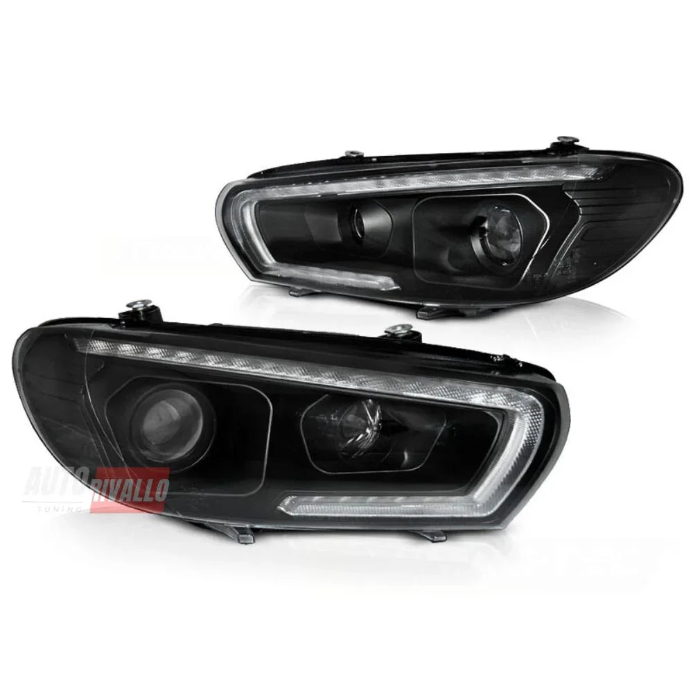 VW Scirocco 08-14 Fari Anteriori LED DRL Con Frecce Dinamiche - autorivallo