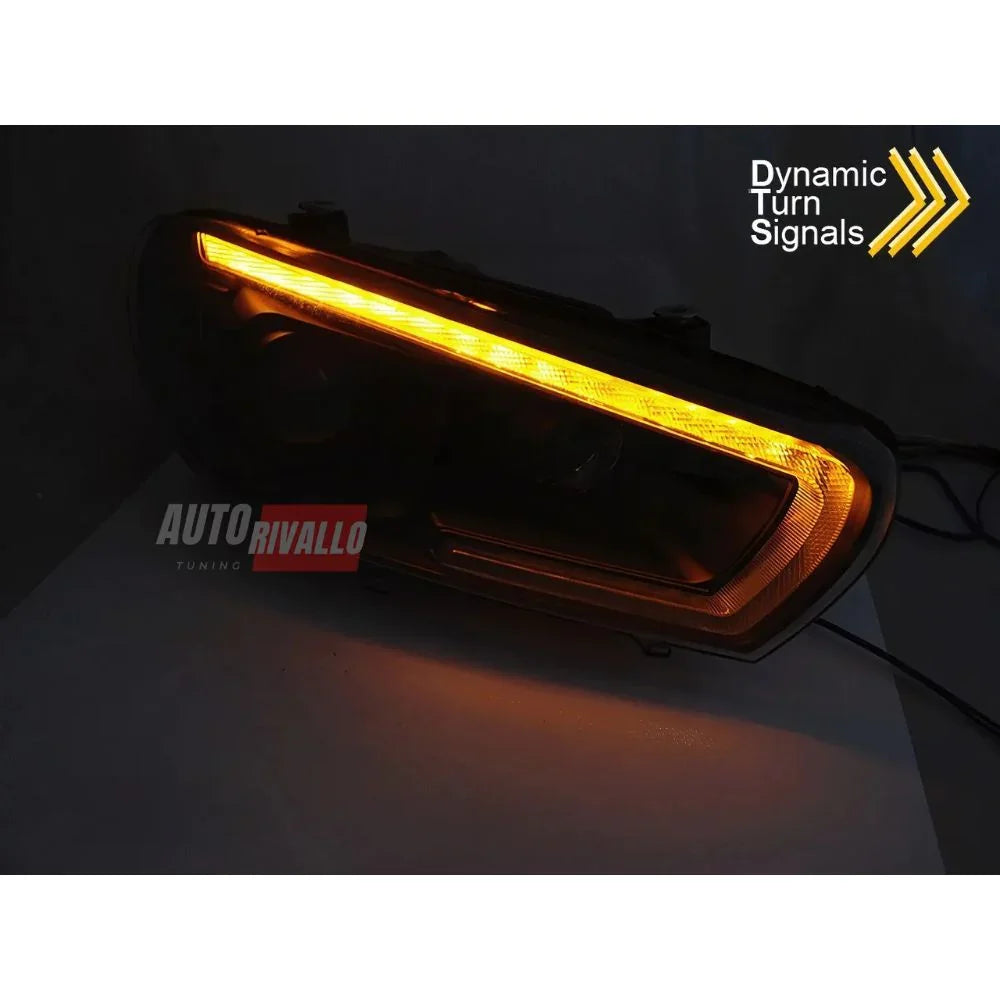 VW Scirocco 08-14 Fari Anteriori LED DRL Con Frecce Dinamiche - autorivallo