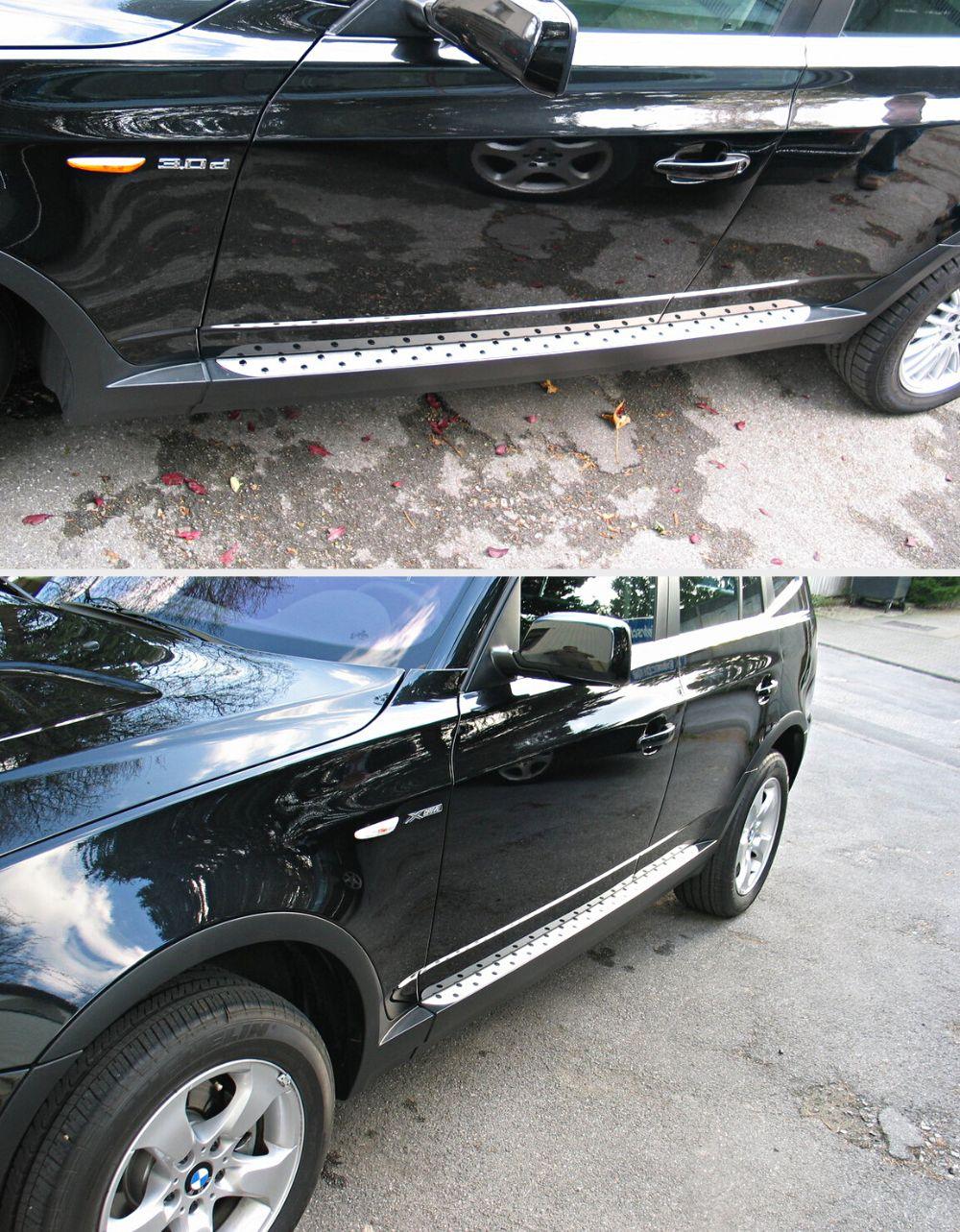 BMW X3 E83 2004-2010 Pedane Laterali in Alluminio - Set - autorivallo