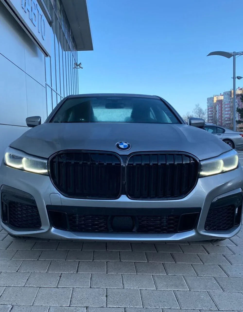 BMW 7 G11 G12 2019- Griglia Anteriore M Look Nero Lucido - autorivallo