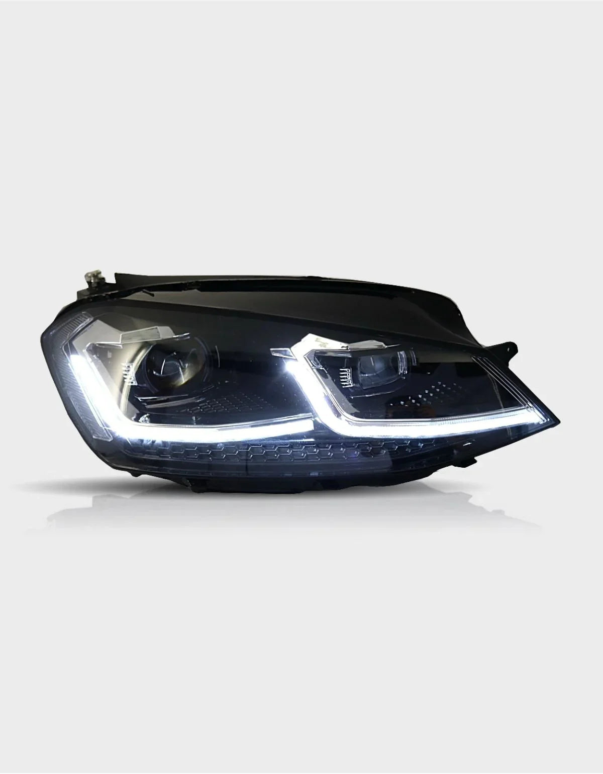 VW Golf 7 2012-2017 Fari Anteriori LED R-Line Look G7.5 Facelift - autorivallo