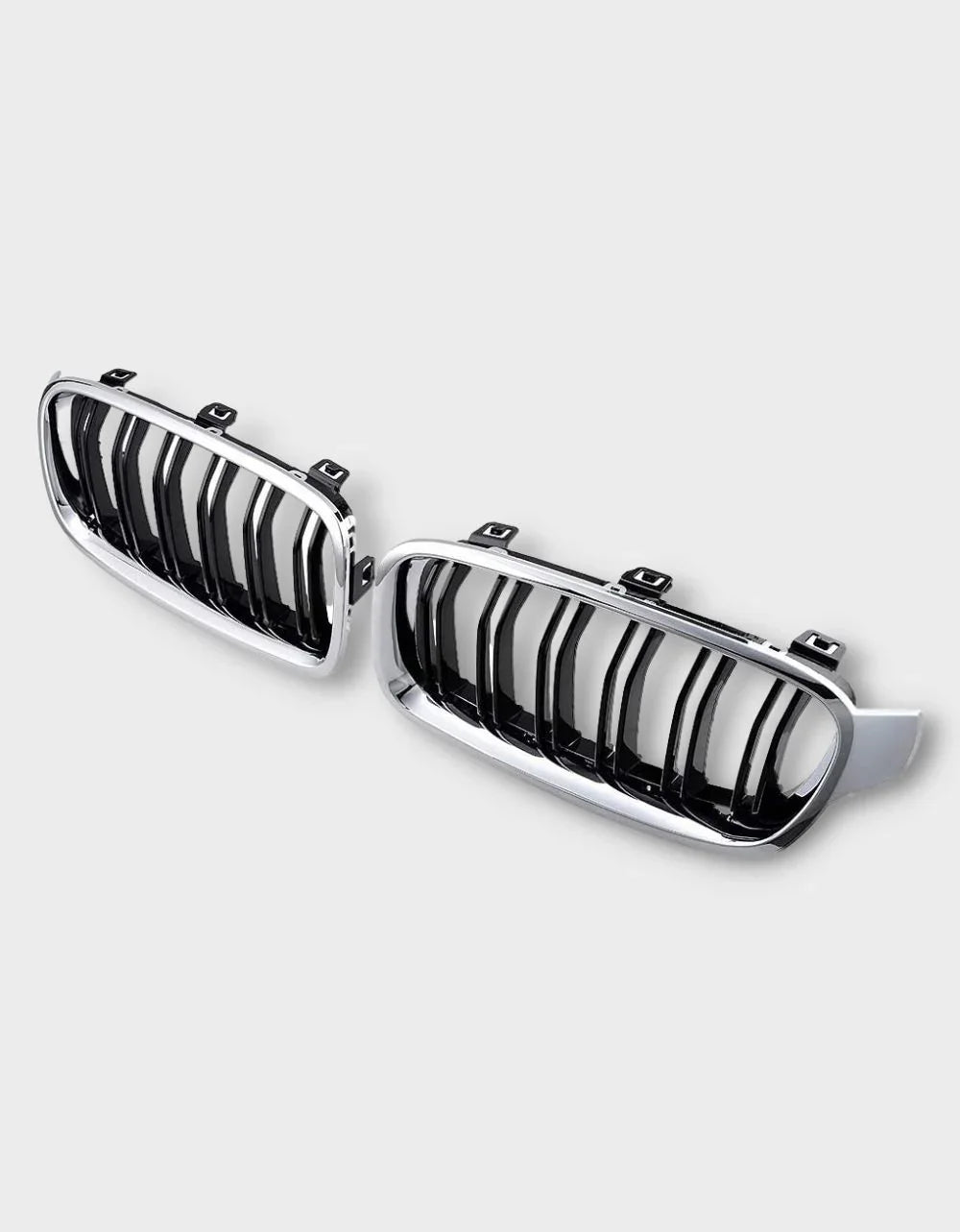BMW Serie 3 F30 F31 2011-2015 Griglie Doppia Striscia M Sport - autorivallo