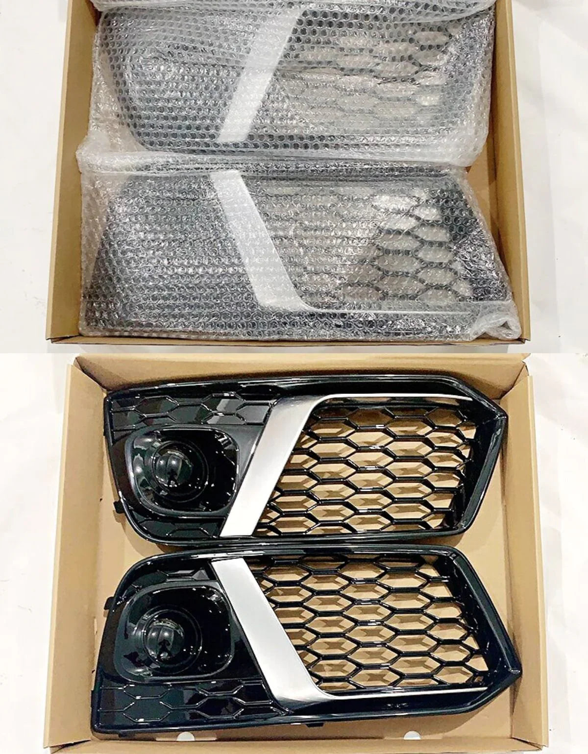Audi Q5 FY 2016-2020 Griglie Fendinebbia RSQ5 a Nido D'ape - autorivallo