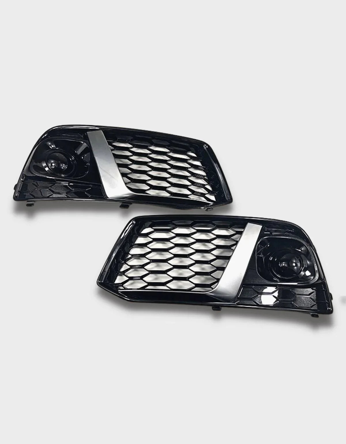 Audi Q5 FY 2016-2020 Griglie Fendinebbia RSQ5 Nero Argento - autorivallo