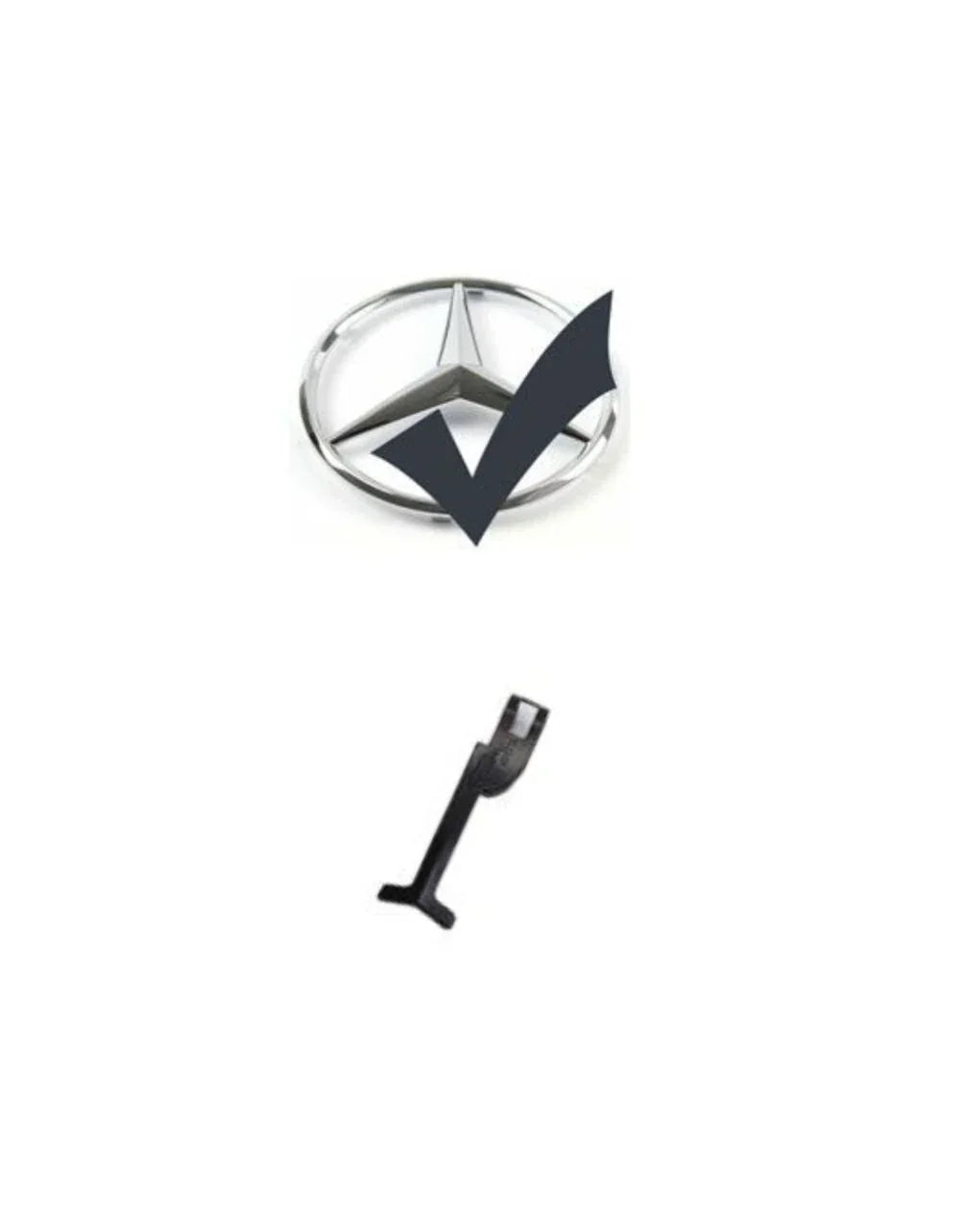 Mercedes C W203 00-07 Griglia Radiatore LOOK AMG Nero Lucido - autorivallo