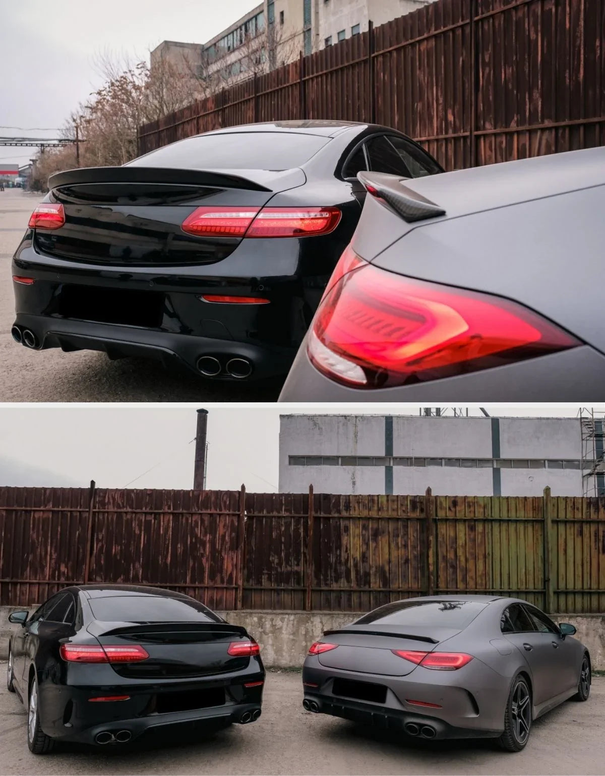 Mercedes Classe E C238 Coupe 2017-2022 Spoiler Posteriore Nero - autorivallo