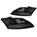 AUDI TT 8J 2006-2010 Fari Anteriori LED Frecce Dinamiche SEQ - autorivallo