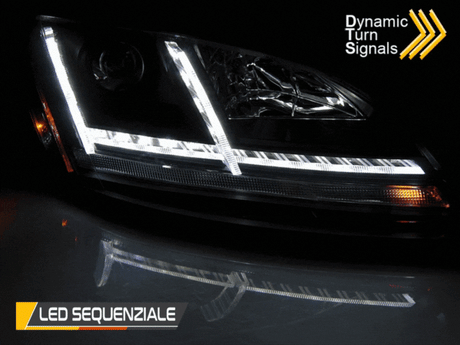 AUDI TT 8J 2006-2010 Fari Anteriori LED Frecce Dinamiche SEQ - autorivallo