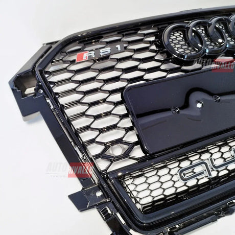 Audi A1 8X 2015-2018 Griglia Anteriore RS1 Look Nero Lucido - autorivallo