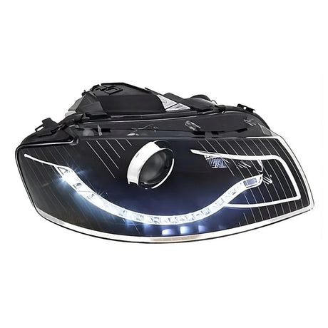Audi A3 8P 8PA 2003-2008 Fari Anteriori LED Diurne Nero - autorivallo