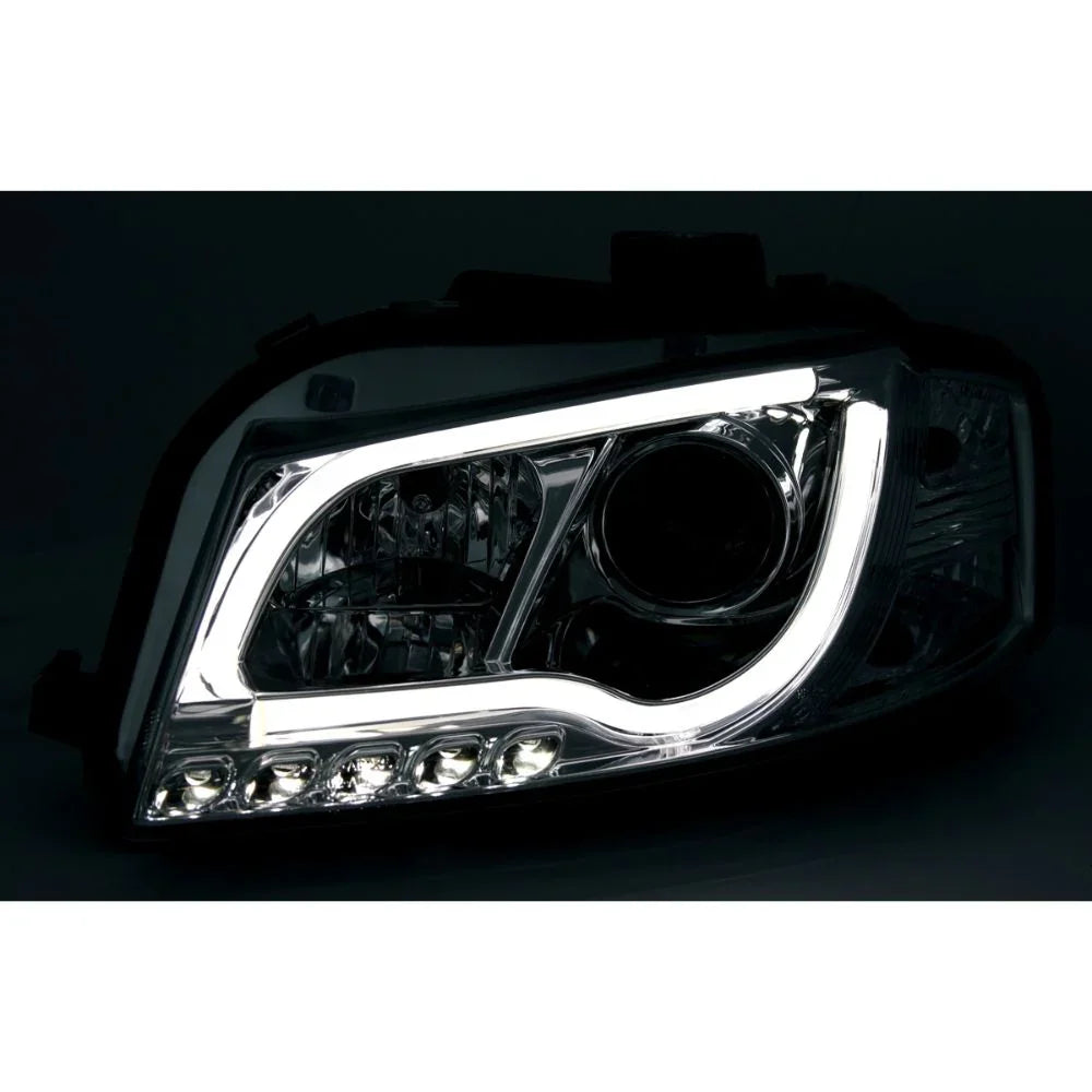 Audi A3 8P 8PA 2003-2008 Fari Anteriori LED DRL TRU Lightube - autorivallo