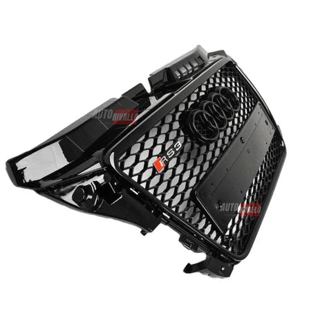 Audi A3 8P 2009-2012 Griglia Anteriore RS3 Look Nero Lucido - autorivallo