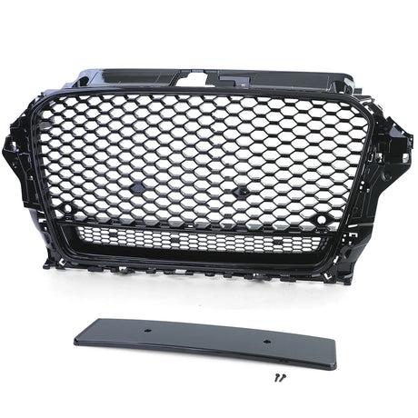 Audi A3 8V 2012-2016 Griglia RS Look a Nido D'ape Nero PDC - autorivallo
