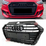 Audi A3 8V 2016-2020 Griglia Anteriore Look S3 Calandra Nera - autorivallo