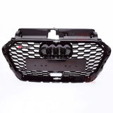Audi A3 8V 2016-2020 Griglia Anteriore RS3 Look Nero Lucido - autorivallo