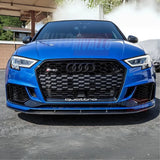Audi A3 8V 2016-2020 Griglia Anteriore RS3 Look Nero Lucido - autorivallo