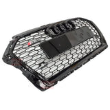 Audi A3 8V 2016-2020 Griglia RS3 Look Quattro PDC Nero Lucido - autorivallo
