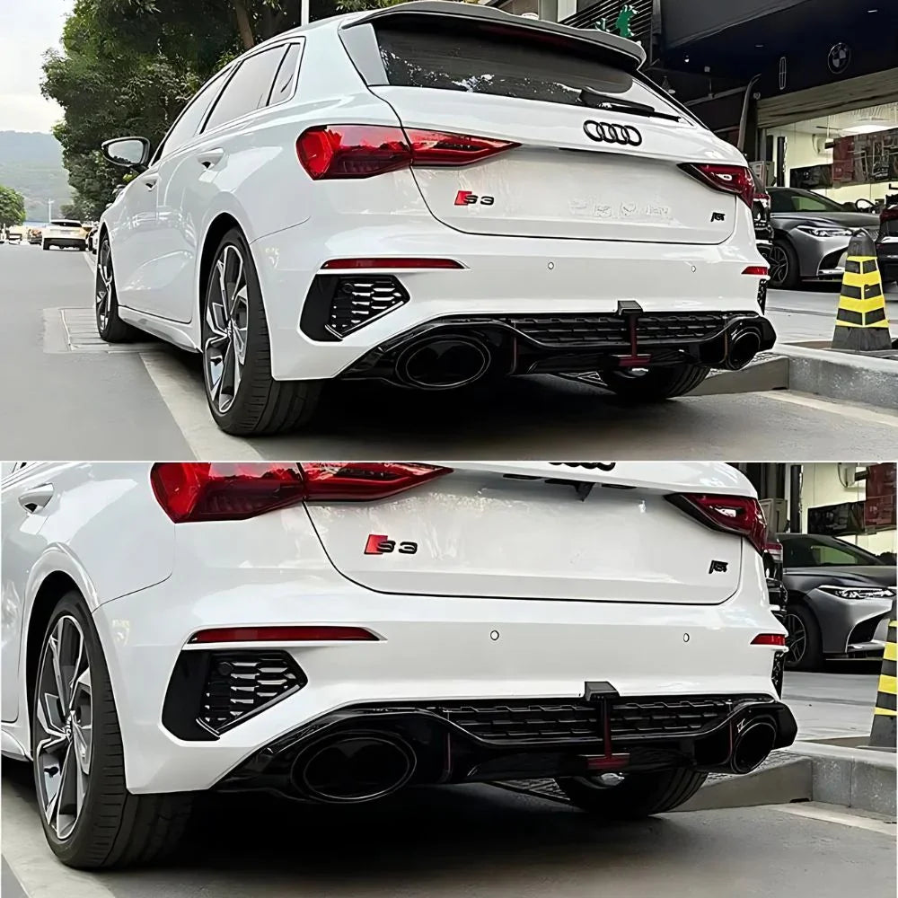 Audi A3 8Y S-Line S3 2020- Diffusore Sotto Paraurti RS3 Look - autorivallo